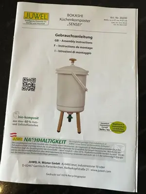 Juwel Bokashi Küchenkomposter Sensei - für BIO Pflanzendünger Bild 6