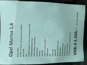 Opel Meriva Bild 9