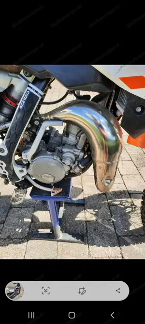 Motocross Motorrad ktm 85ccm Bild 7