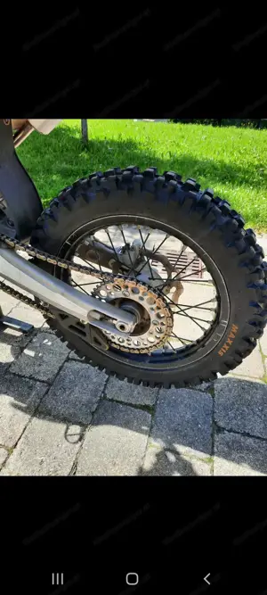 Motocross Motorrad ktm 85ccm Bild 3