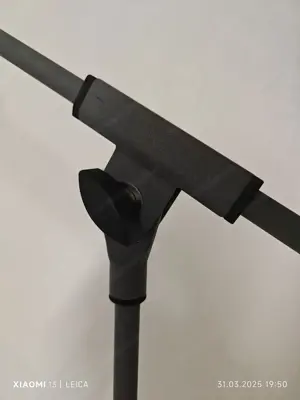 Mikrofonstativ grau, NEU Bild 2