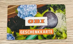 obi gutschein um 450  