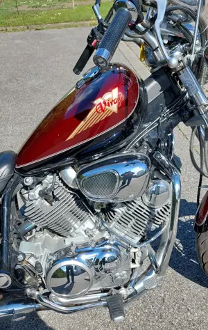 Yamaha 750 Virago Chopper Bild 5