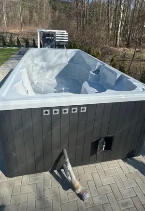 GardenAndPoolsCom GFK Swimmingpool Schwimmbad Swimming Pool Wanne Gartenpool KONGO SPA 476x225x120 m Bild 2