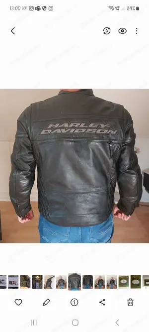 Harley Davidson Herren Lederjacke Bild 2