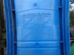 Kinder Rutsche blau Bild 2