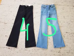 STOPP! 2 hochmodische Mädchenjeans Gr.134+140,  Name it , wie neu