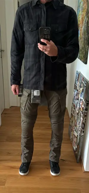 Motorrad Jacke mit Protektoren Bild 2