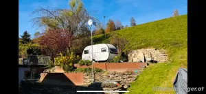 Ostergeschenk, Wohnwagen Gartenhaus