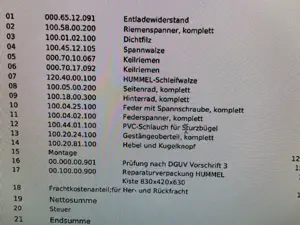 LÄGLER Hummel Bandschleifmaschine Bild 6