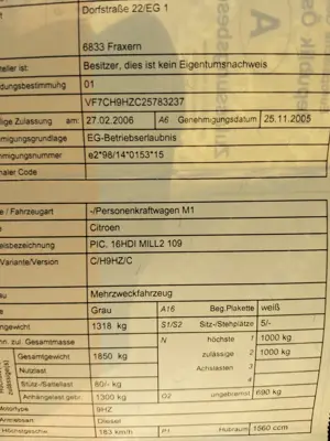 Citroen Xsara picasso 1.6 Hdi ,2006 Bild 5