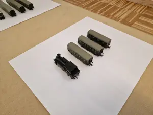 D120 Tenderlokomotive + 3 Waggons Bild 2