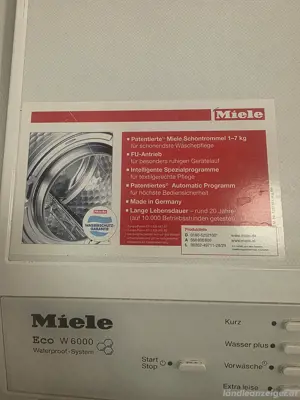 Miele Waschmaschine W6000 Bild 3