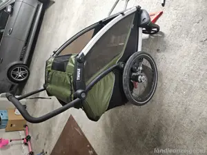 velo Anhänger  für 2 kind Bild 3
