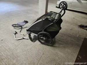 velo Anhänger  für 2 kind Bild 5