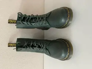 Dr. Martens 1460 Pascal Virginia Leder Schnürstiefel Dunkel-Grün - Gr. 36 - Doc's, DM's, Doc Martens Bild 3