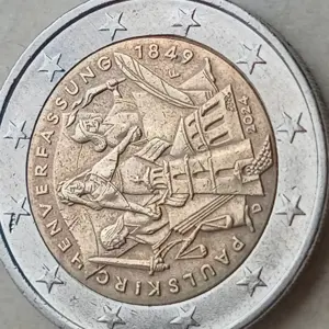 2 euro 2024 f paulskirchen verfassung  deutschland  Bild 4
