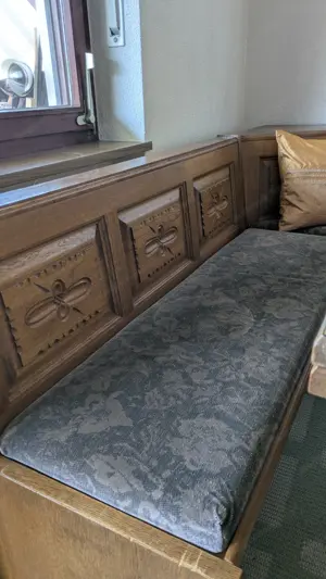 Verkaufe Eckbank Tisch 3 Stühle Bild 4