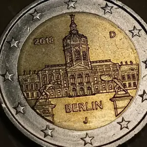 2 euro  2018 j wie nue  gestanzt Berlin deutschland 