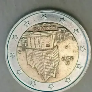 2 euro  2023 A hamburg deutschland  Bild 2