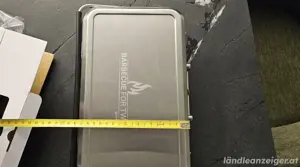 GARDINGER CAMPING GRILL  Edelstahl Koffergrill-Klappgrill für Schraubkartuschen Bild 3