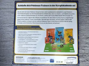 Pokémon-Sammelkartenspiel: Kampfakademie Liberlo-V, Pikachu-V & Evoli-V Bild 2