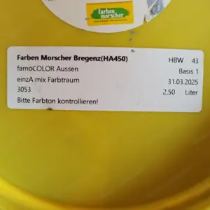 Fassadenfarbe   famoCOLOR Außen (Hellgrau)  Bild 4