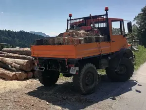 Unimog 417 U900 mit Frontlader   Top Zustand!