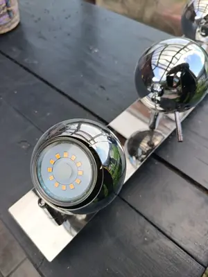LED Deckenlampe 230V mit 3 LED GU10 20W bestückt Bild 3