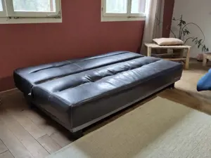 Leder Couch (Kunstleder) Bild 3