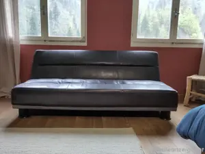 Leder Couch (Kunstleder) Bild 4