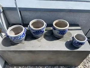 Set von Schmalzöpfe aus Omas Zeiten Bild 2