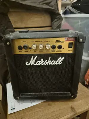 E Gitarre Ibanez RGR321EX + Marshall Verstärker MG 10 CD + Gitarrensack Bild 2