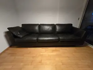 Designer Couch (Machalke&Machalke, Design "Lucano", 4 Sitzer, Echtleder) Bild 2