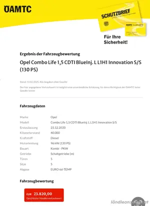 Opel Combo Life 1,5 Innovation 130PS  Bild 10