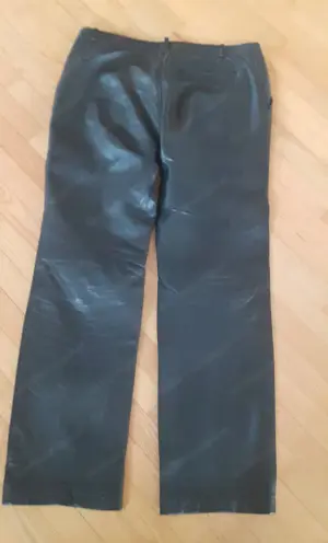 Herren Lederhose schwarz Bild 2