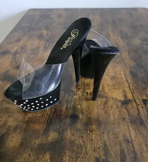 Pleaser High Heels   Transparent & Elegant Bild 5