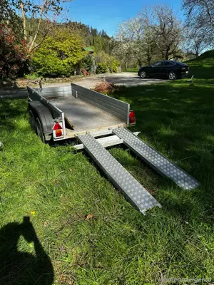 Anhänger Maschinentransporter Tandemanhänger Tieflader Bild 4