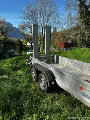 Anhänger Maschinentransporter Tandemanhänger Tieflader Bild 2