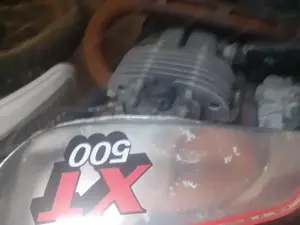 Yamaha xt500 Silbertank  Bild 2