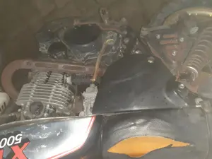 Yamaha xt500 Silbertank  Bild 6