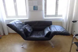 FLEEZE Lounger Vintage-Sessel de Sede DS-142 Schwarz - Zertifikat ! Bild 5