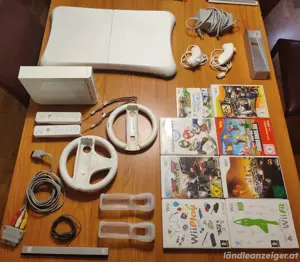 Wii Konsole mit 8 Spielen + Balance Board + Zubehörpaket Bild 5