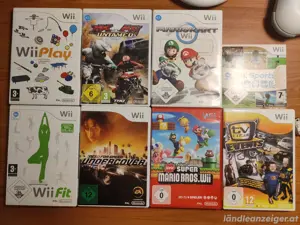 Wii Konsole mit 8 Spielen + Balance Board + Zubehörpaket Bild 3