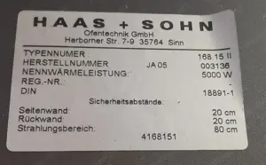 Schwedenofen 5 KW Bild 4