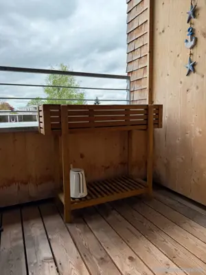 Kleines Hochbeet für die Terrasse