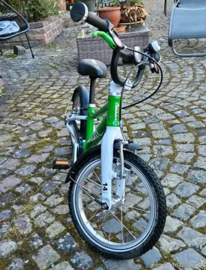 woom 2 kinderfahrrad grün 14 Inch Bild 5