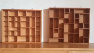 Vier Setzkästen aus Holz Bild 2