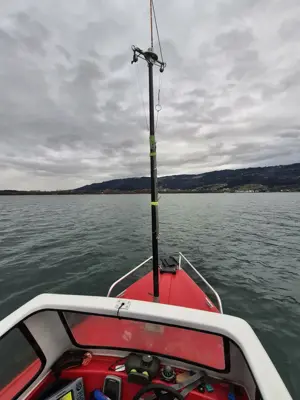 Fischerboot Fischergondel Motorboot Bodensee Bild 7