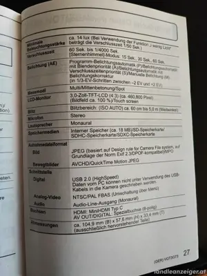 Panasonic DMC-TZ22 - LUMIX Digitalkamera schwarz Bild 8